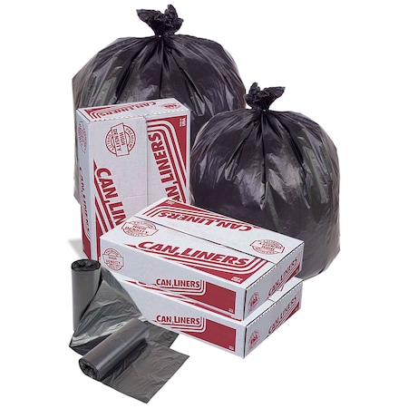 Pitt Plastics 36"x60" 22um 55 gal. XX Heavy Performance Roll Can Liner, PK150 MR36604MK